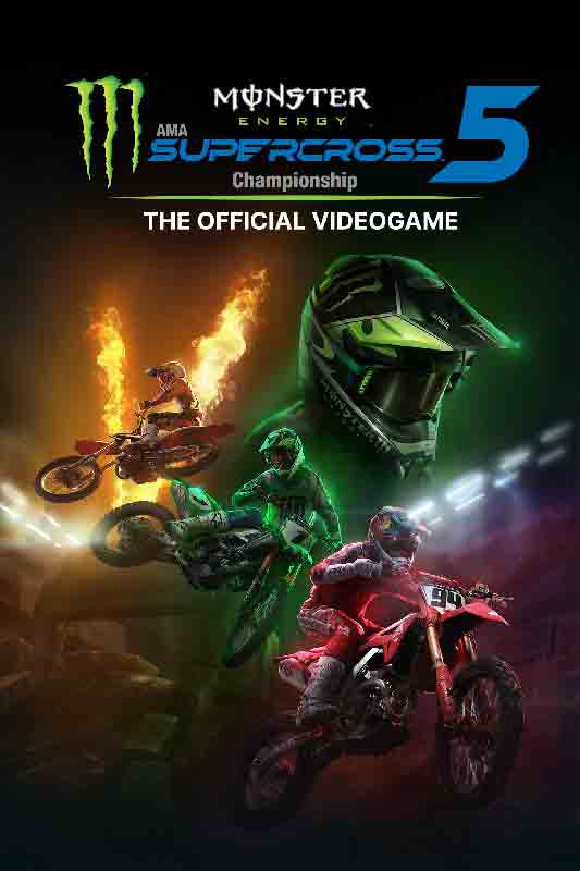 Monster Energy Supercross The Official Videogame 5 covers