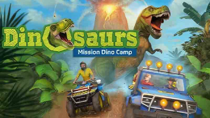 DINOSAURS Mission Dino Camp covers