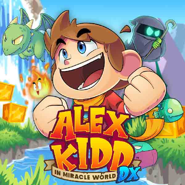 Alex Kidd in Miracle World DX covers