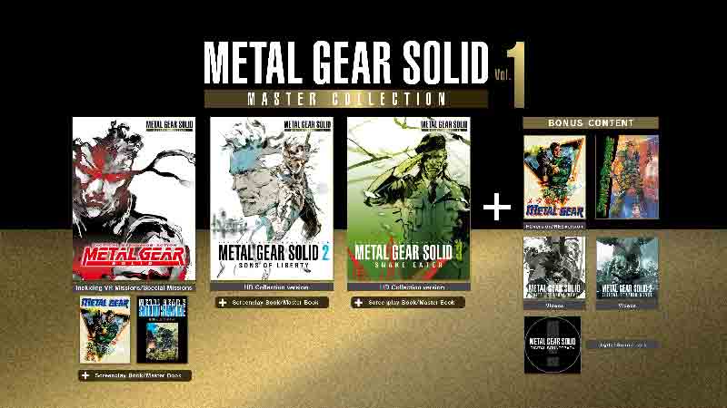 Metal Gear Solid Master Collection Vol. 1 covers