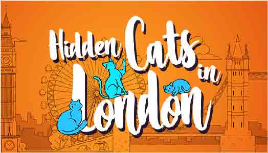 Hidden Cats in London covers